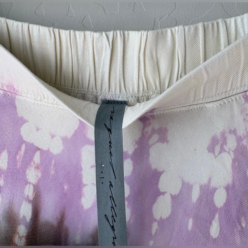 New! Raquel Allegra Frida Tie Dye Pink, Brown & Yellow Midi Skirt 💛 Small NWT!! - Picture 14 of 16